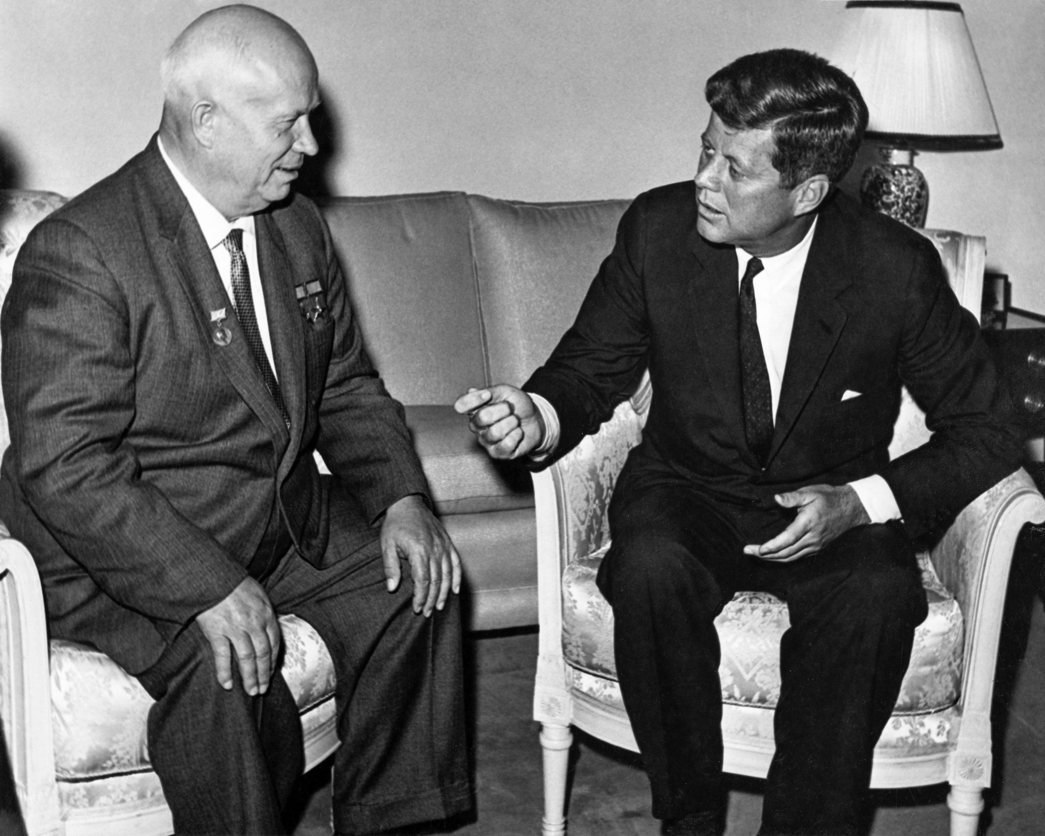 John Kennedy Nikita Khrushchev 1961
