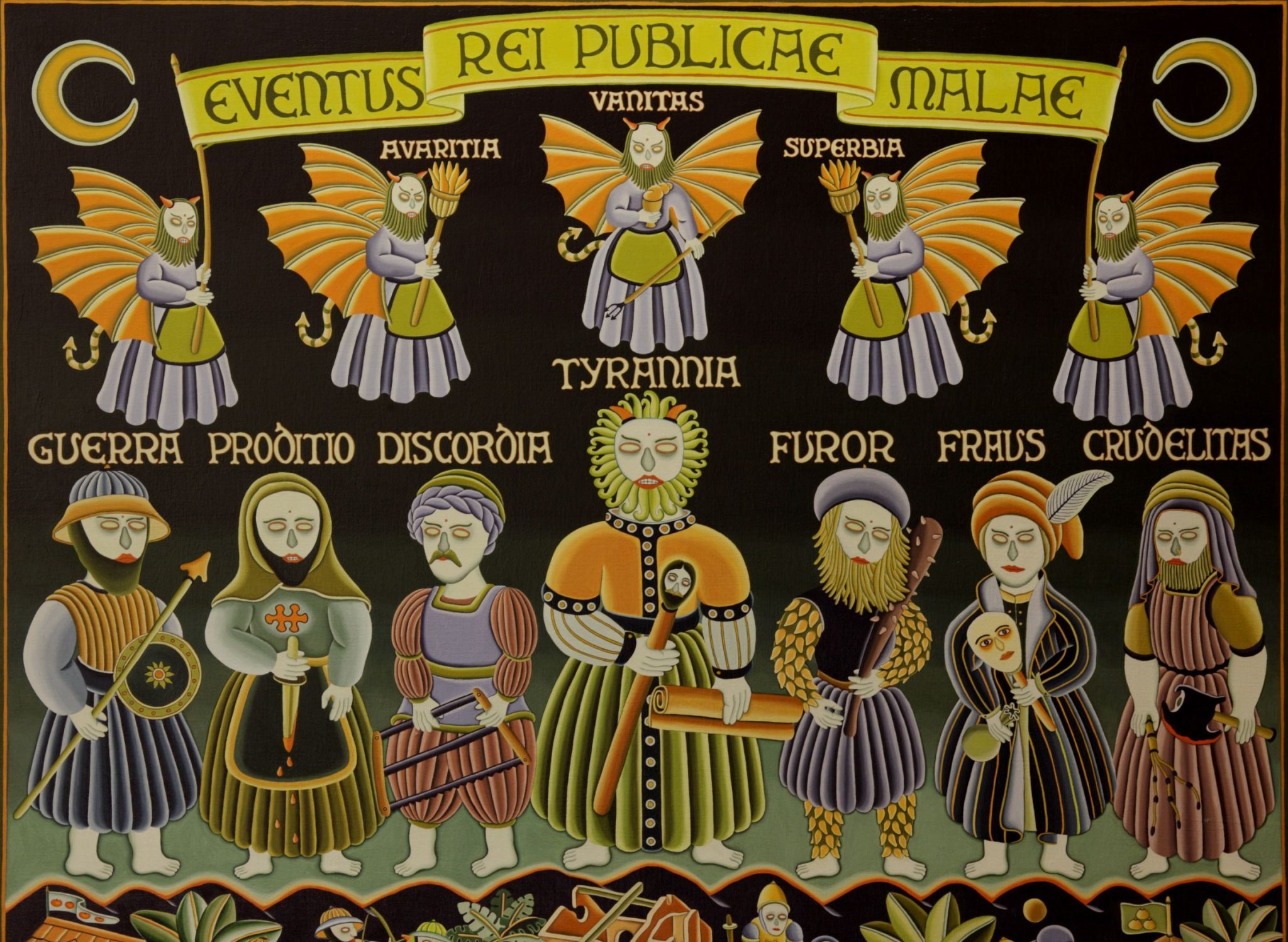 painting the effects of good and bad government at the william kenzo nakamura 1