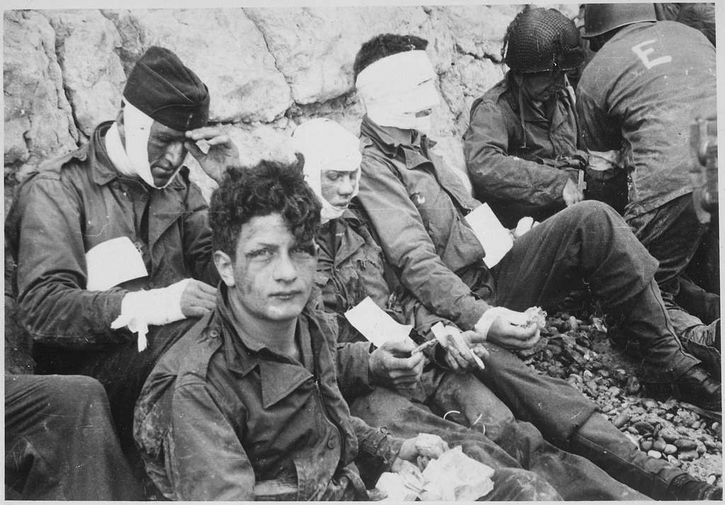 american assault troops of the 16th infantry regiment injured while storming 077c90