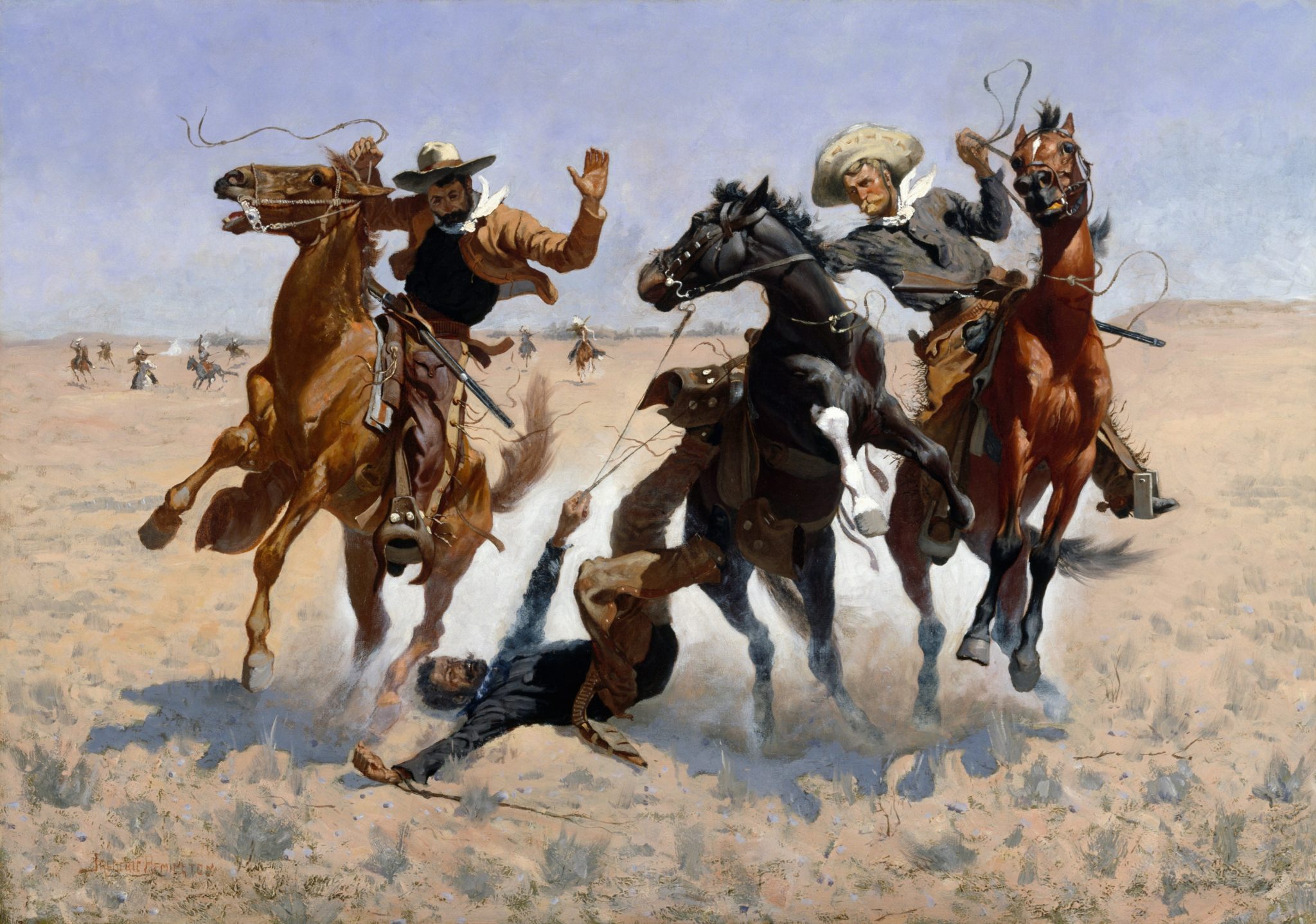 frederic remington aiding a comrade 4323 museum of fine arts 3534bb